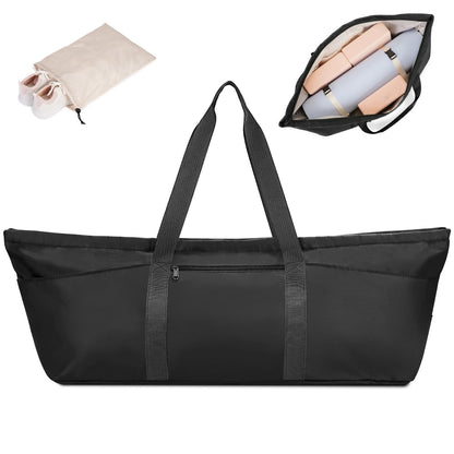 Large Yoga Mat Bag with Shoe & Wet Pocket