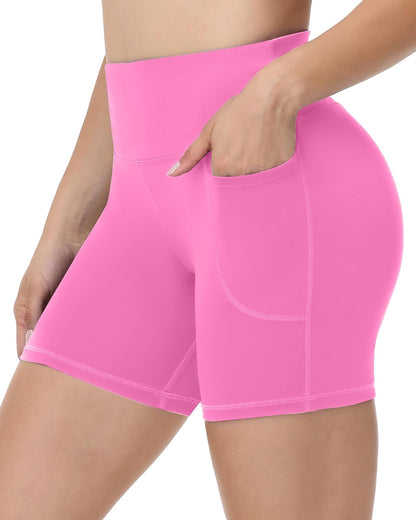 Runhit Women’s Biker Shorts with Pockets