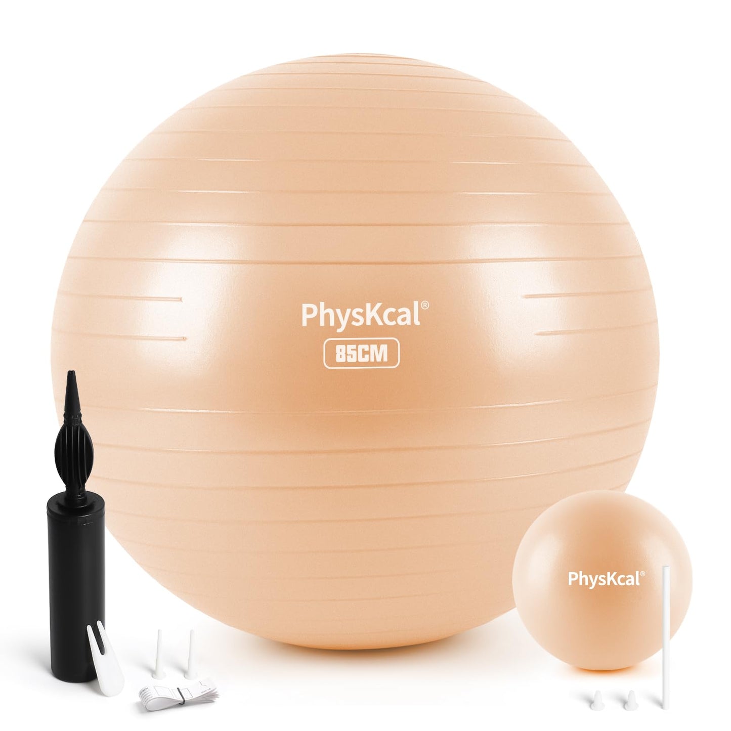 Yoga Ball with Pump – 4 Sizes for Fitness & Therapy