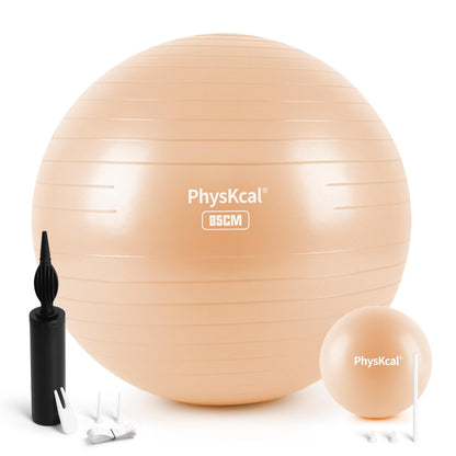 Yoga Ball with Pump – 4 Sizes for Fitness & Therapy