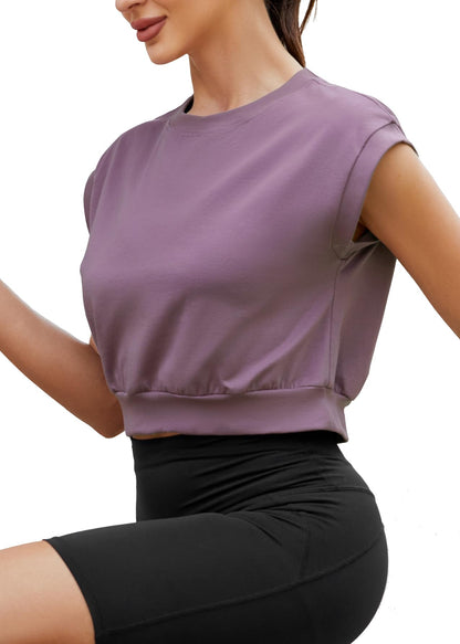Mippo Women’s Crop Workout Top