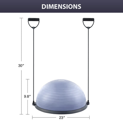 ZELUS Balance Ball Trainer with Resistance Bands