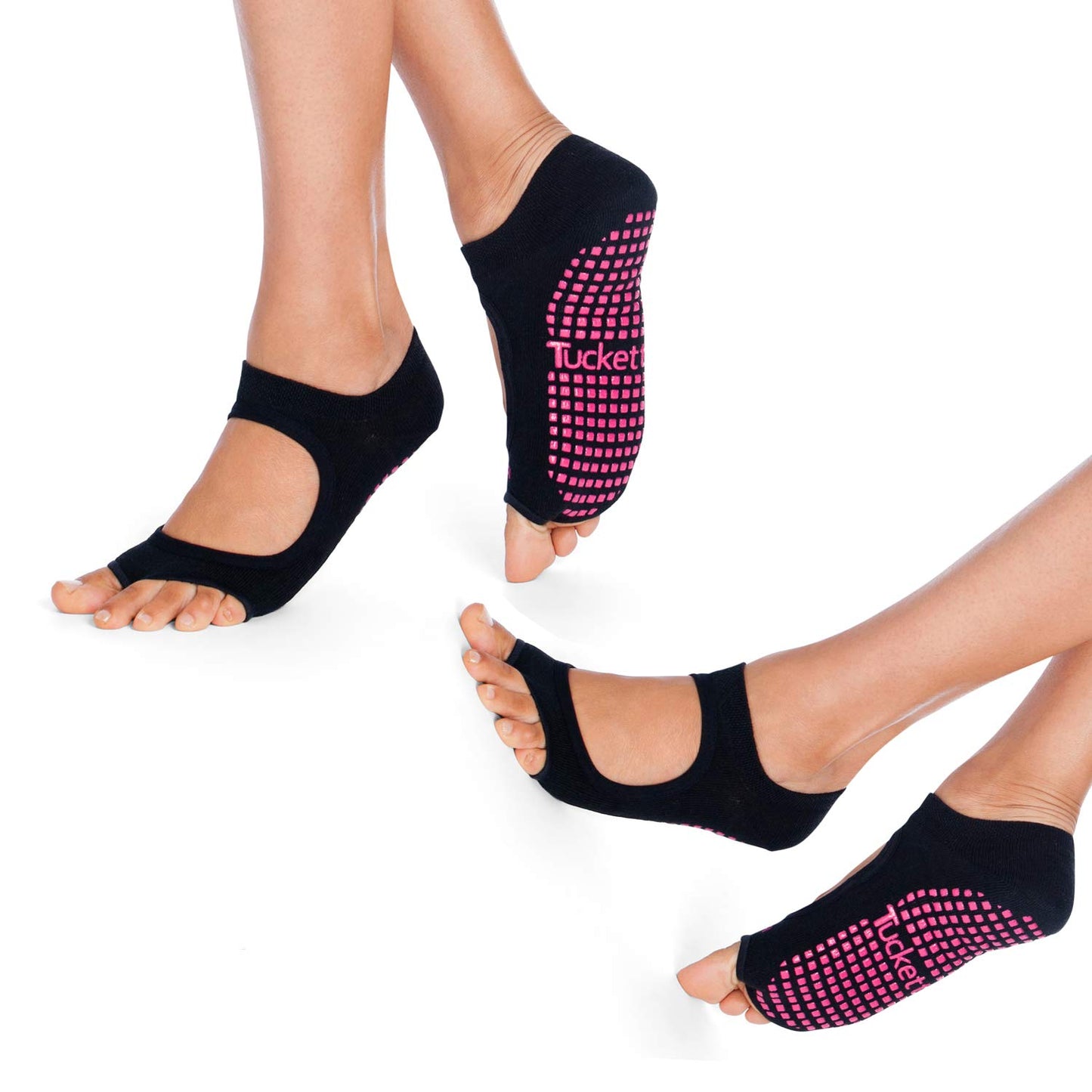 Tucketts Toeless Grip Pilates Socks for Women