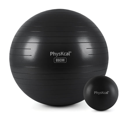 Yoga Ball with Pump – 4 Sizes for Fitness & Therapy