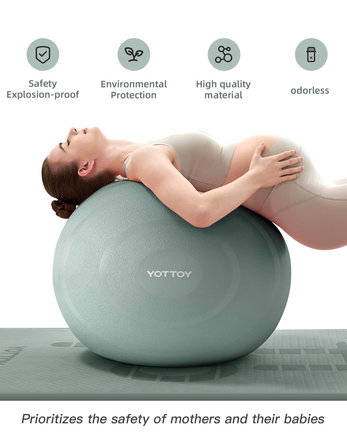 YOTTOY Anti-Burst Exercise Ball
