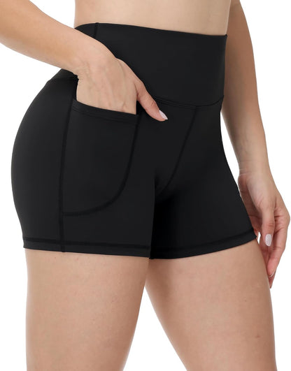 Runhit Women’s Biker Shorts with Pockets