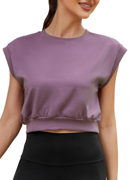Mippo Women’s Crop Workout Top