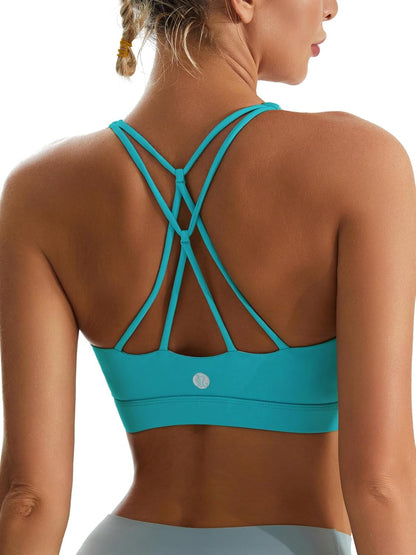 Women’s Padded Crisscross Back Sports Bra