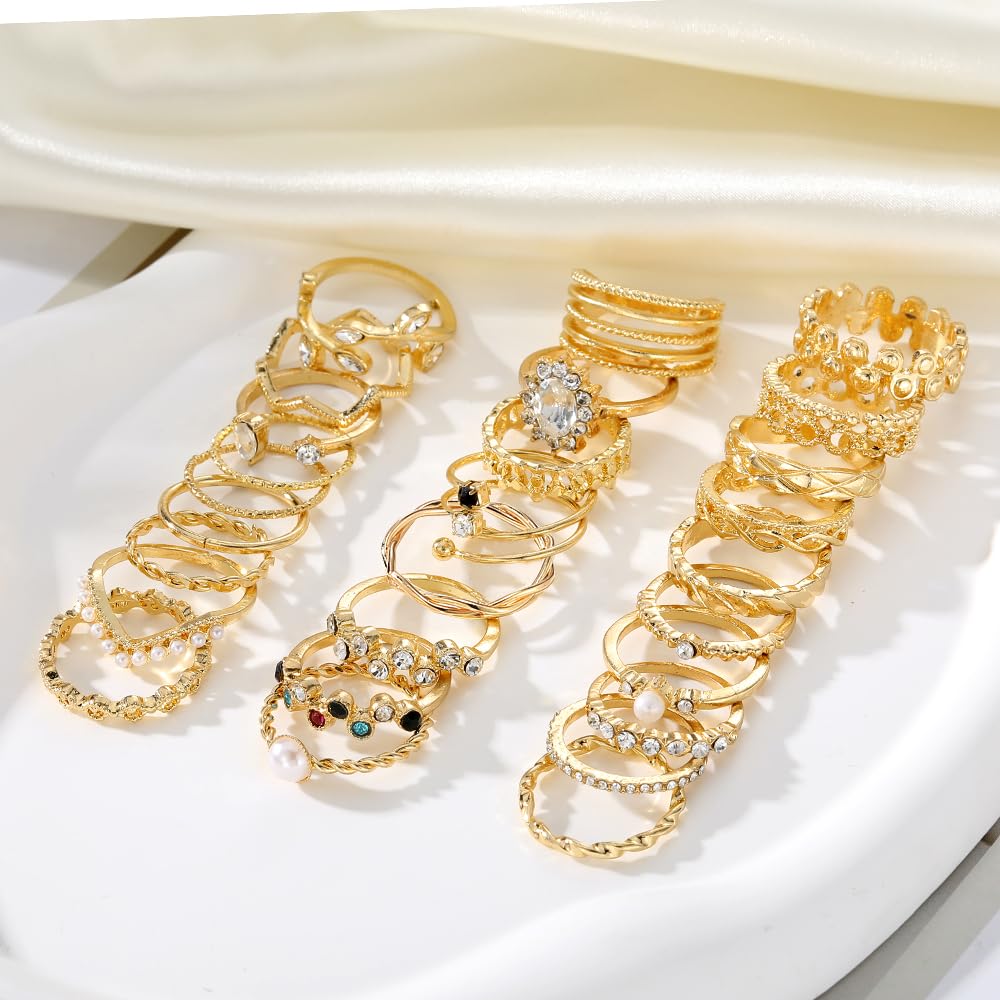 KISS WIFE Gold Ring Set