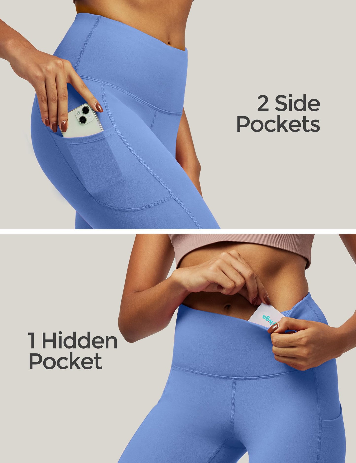IUGA High Waist Yoga Leggings with Pockets