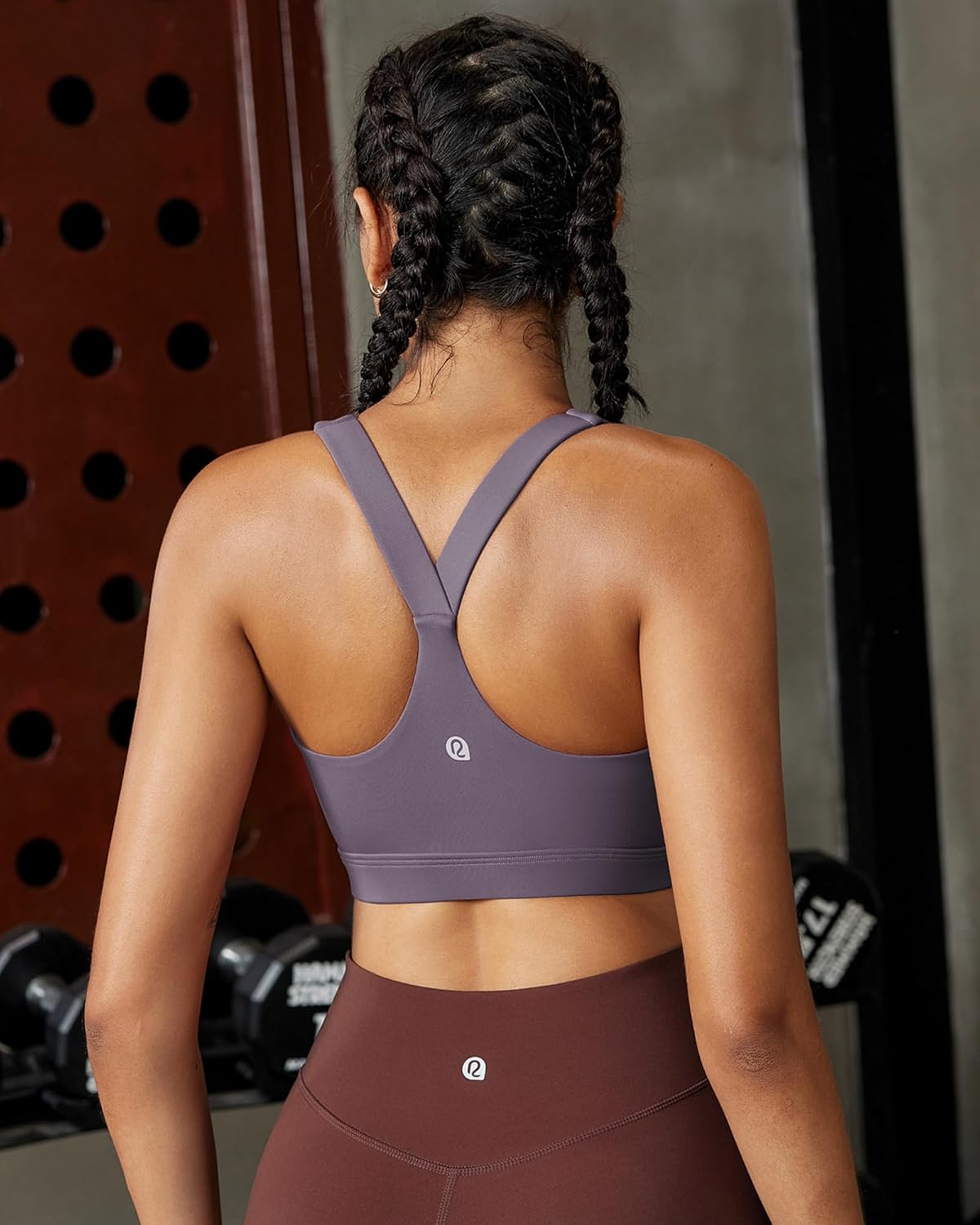 RUNNING GIRL High-Support Racerback Sports Bra