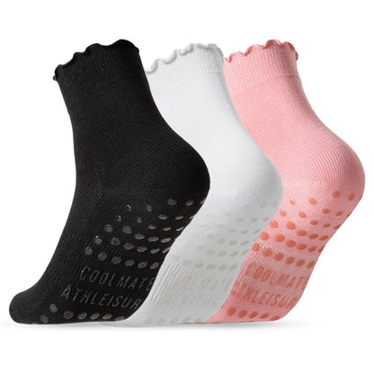 CoolMate Women’s Non-Slip Pilates Yoga Socks
