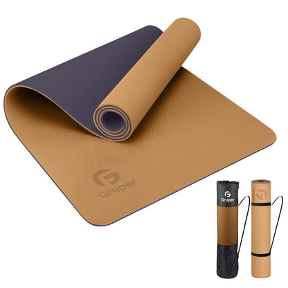 Non-Slip Eco-Friendly Yoga Mat with Strap