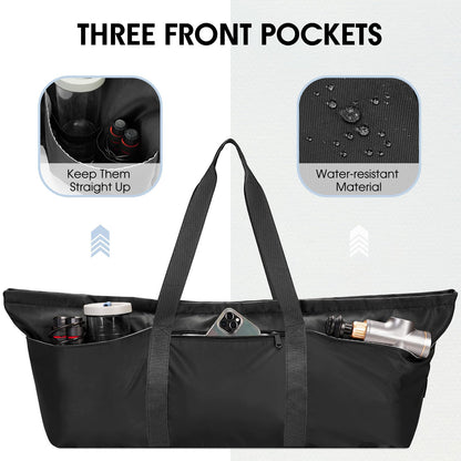 Large Yoga Mat Bag with Shoe & Wet Pocket