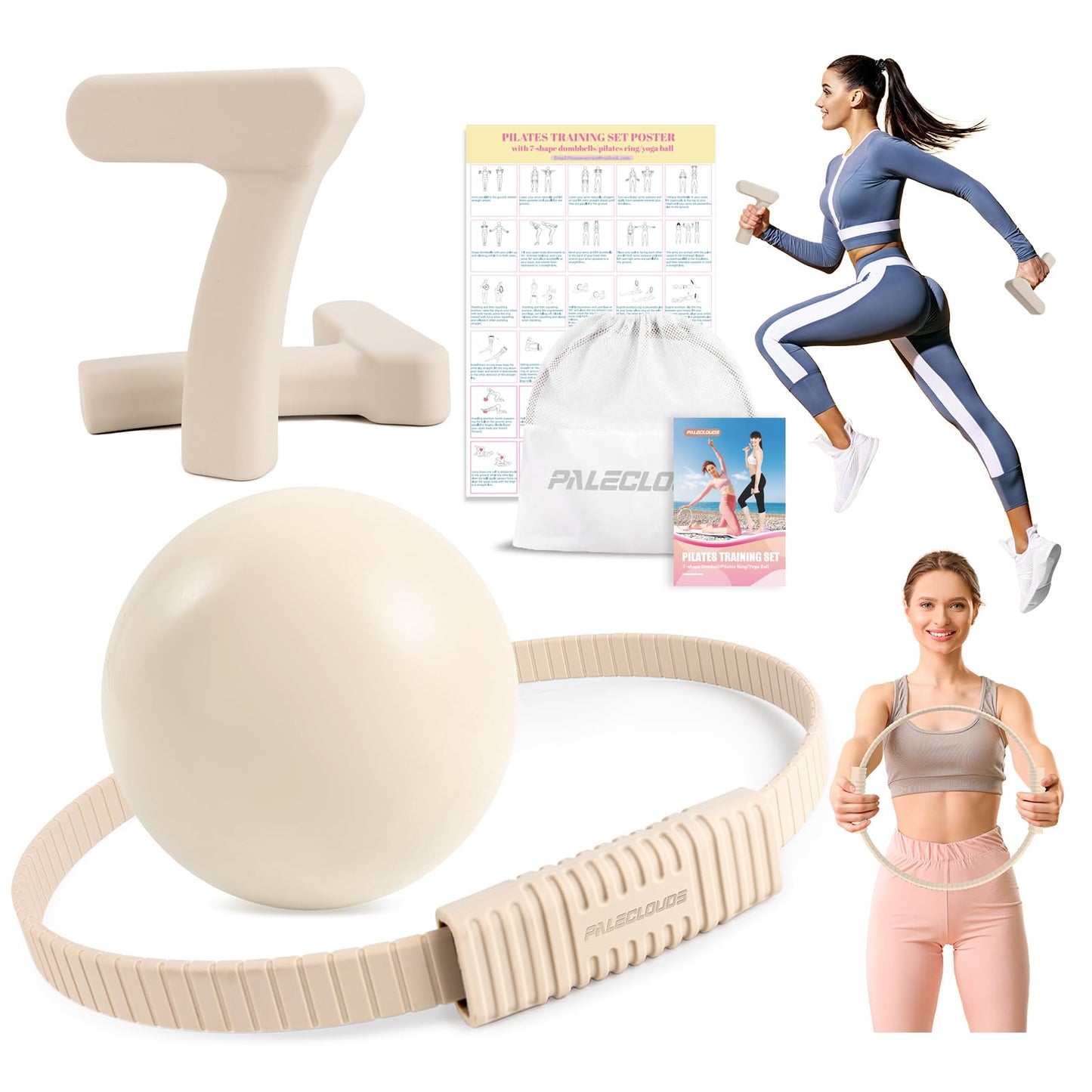 Pilates Ring & Ball Workout Set