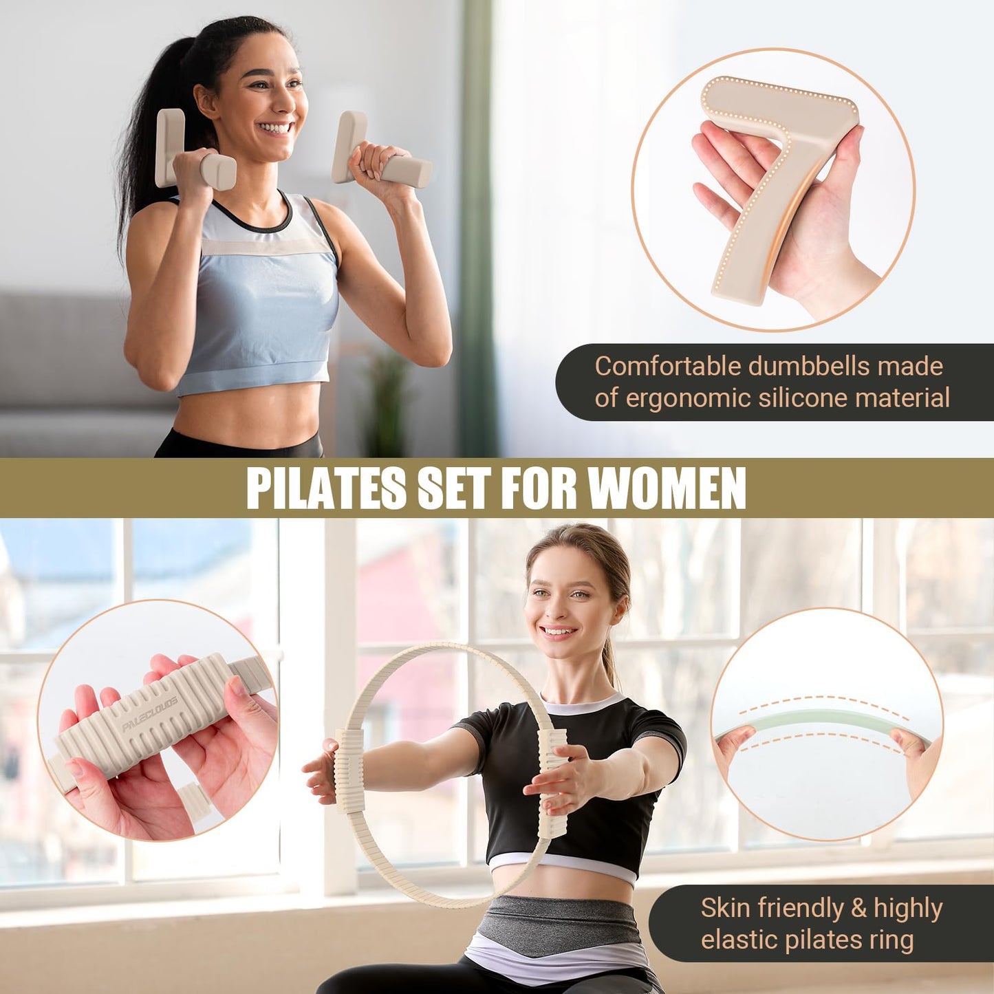 Pilates Ring & Ball Workout Set