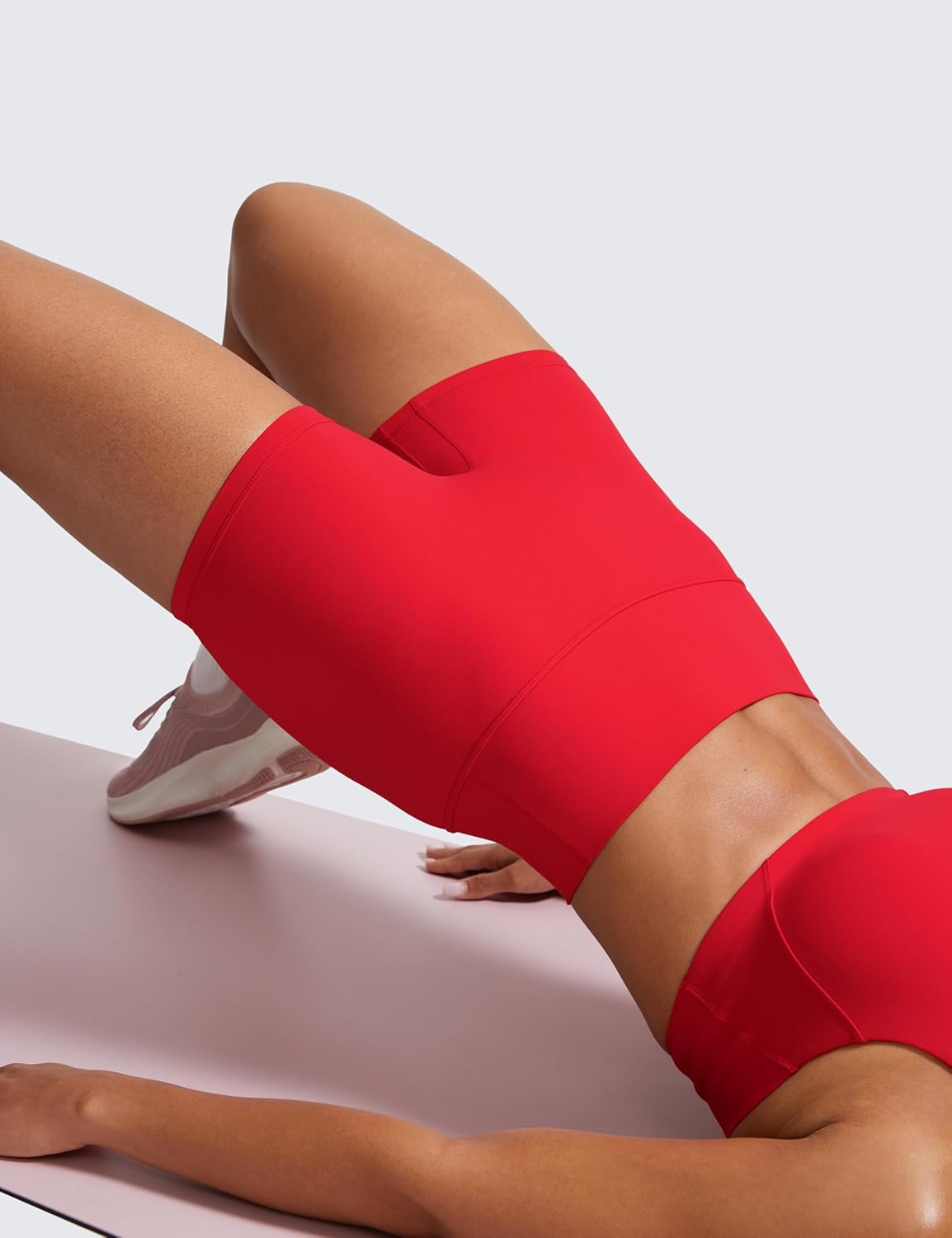 CRZ YOGA Women’s Scrunch Butt Biker Shorts