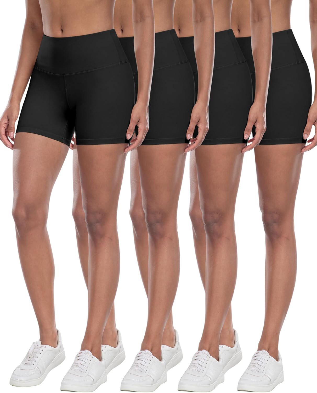 CHRLEISURE Women’s High-Waist Biker Yoga Shorts