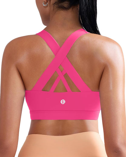 RUNNING GIRL Criss-Cross Sports Bra