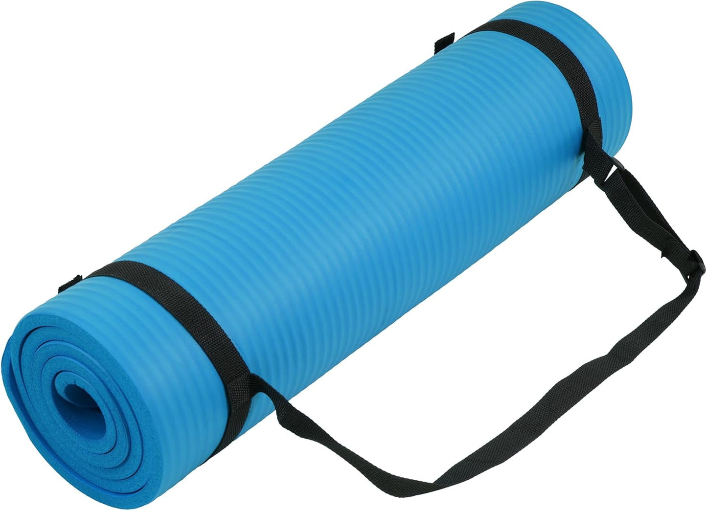 Extra Thick 1/2" High-Density Yoga Mat with Strap