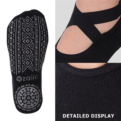 Ozaiic Non-Slip Yoga Socks for Women