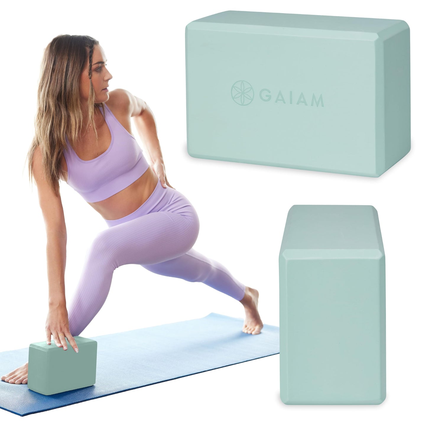 Gaiam Yoga Block – Foam Support for Yoga & Pilates