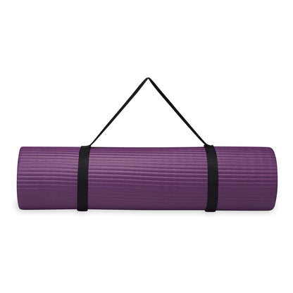Gaiam Essentials Thick Yoga Mat with Carrier Strap