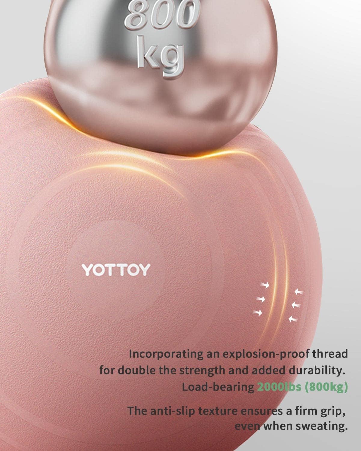 YOTTOY Anti-Burst Exercise Ball