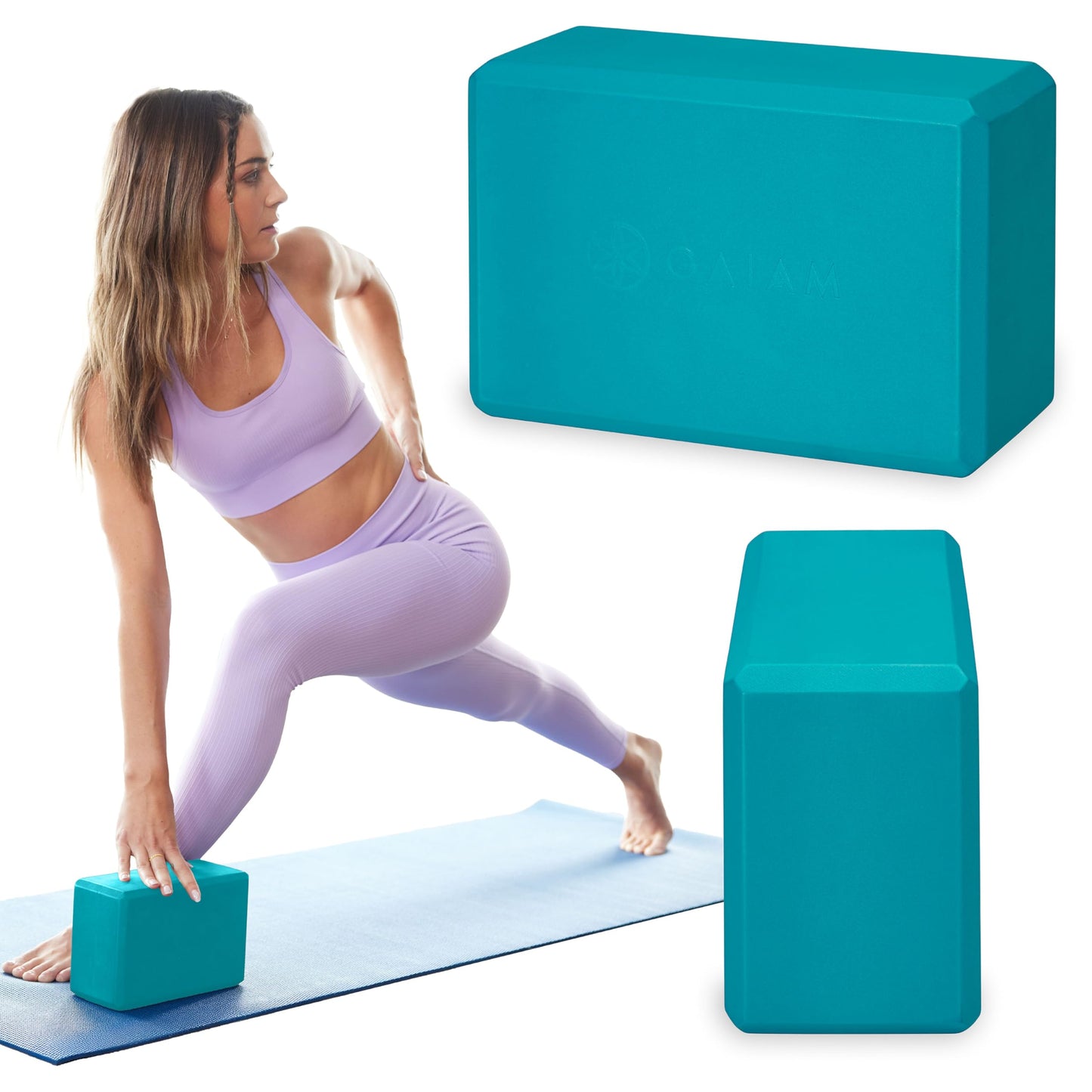 Gaiam Yoga Block – Foam Support for Yoga & Pilates