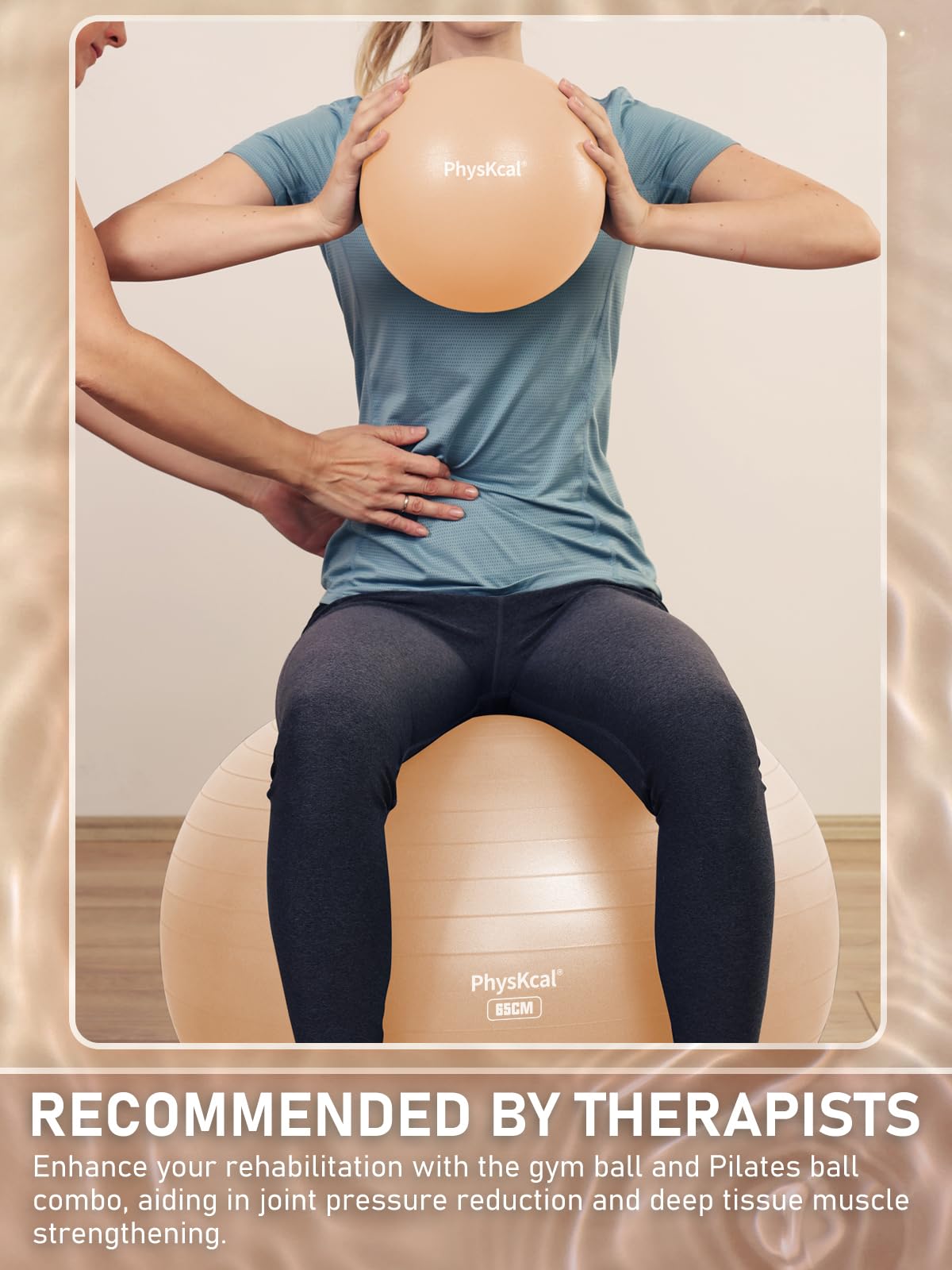 Yoga Ball with Pump – 4 Sizes for Fitness & Therapy