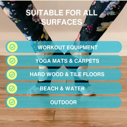 Tucketts Toeless Grip Pilates Socks for Women