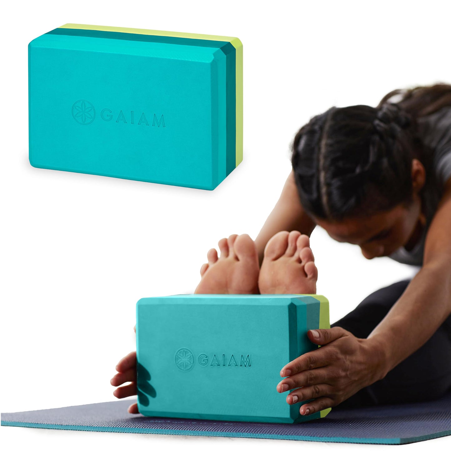 Gaiam Yoga Block – Foam Support for Yoga & Pilates