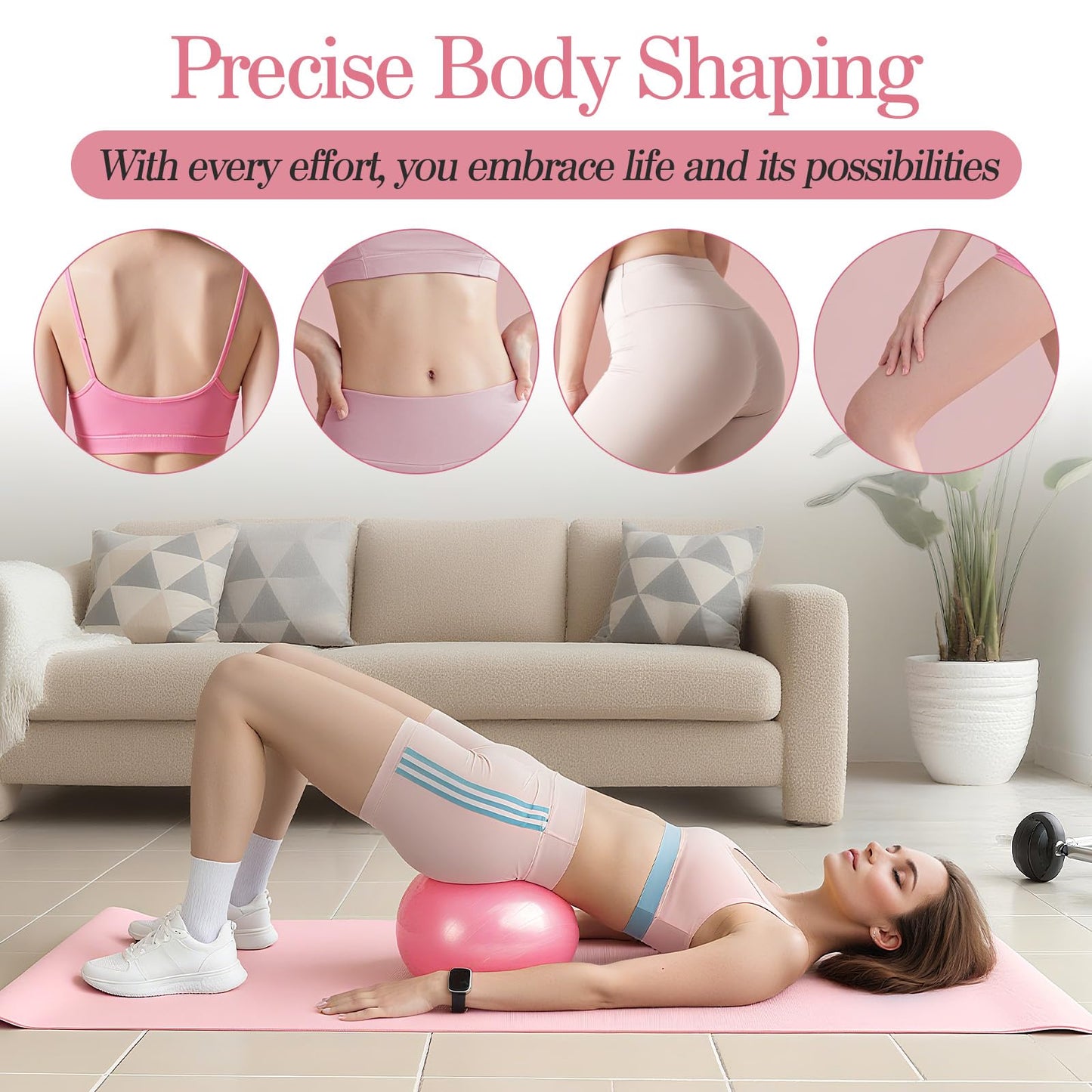 Home Pilates Kit with Rings, Balls & Resistance Bands