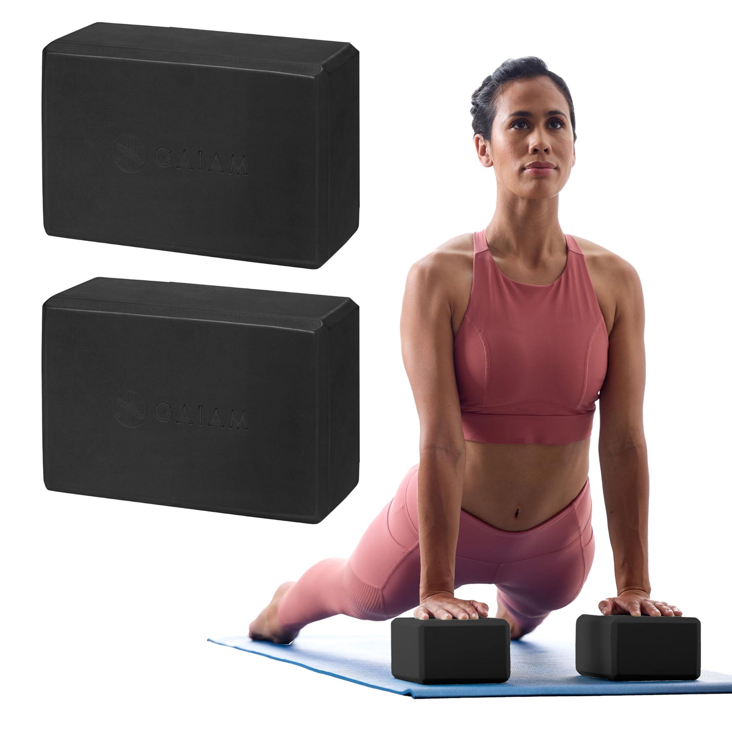 Gaiam Yoga Block – Foam Support for Yoga & Pilates