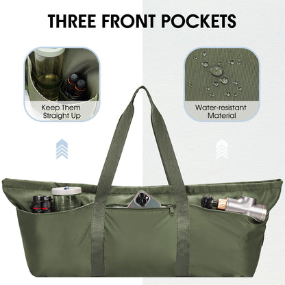 Large Yoga Mat Bag with Shoe & Wet Pocket