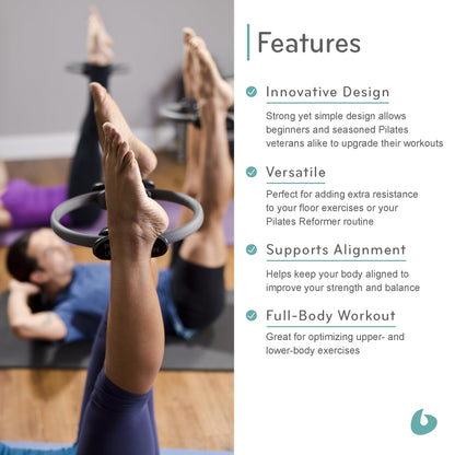 Balanced Body Ultra-Fit Pilates Ring – Thigh & Leg Exerciser