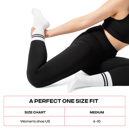 CoolMate Women’s Non-Slip Pilates Yoga Socks