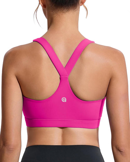 RUNNING GIRL High-Support Racerback Sports Bra