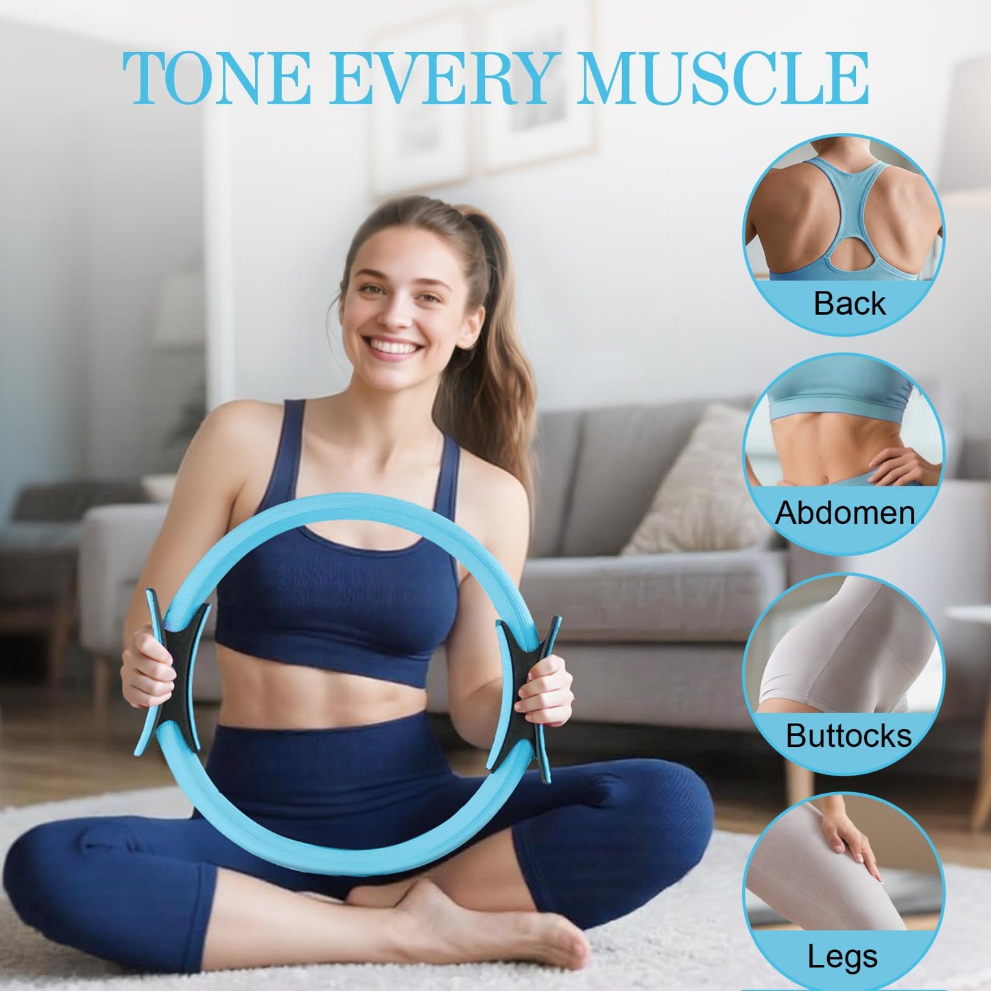 Home Pilates Kit with Rings, Balls & Resistance Bands