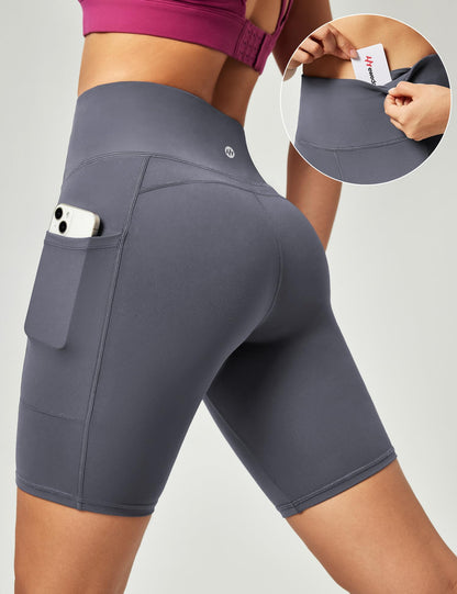 Ewedoos Women’s High-Waist Biker Shorts