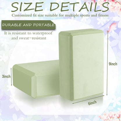 Outus 20pcs Yoga Blocks – High Density Non-Slip Bricks