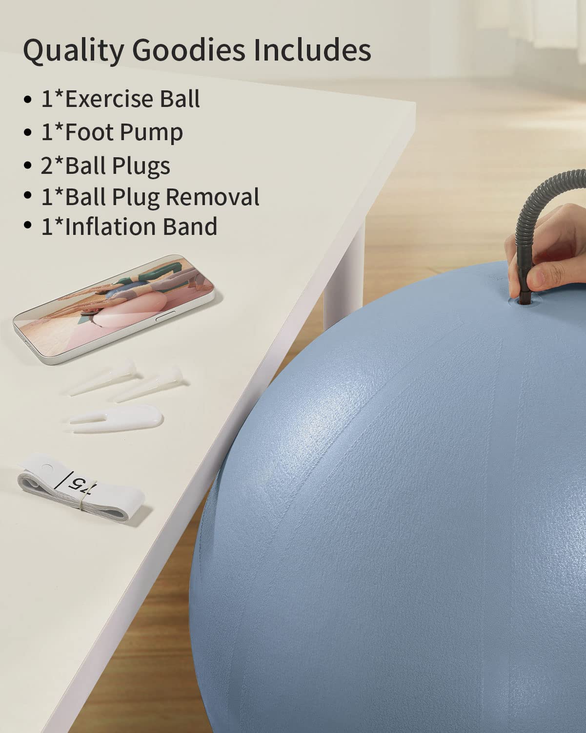 YOTTOY Anti-Burst Exercise Ball