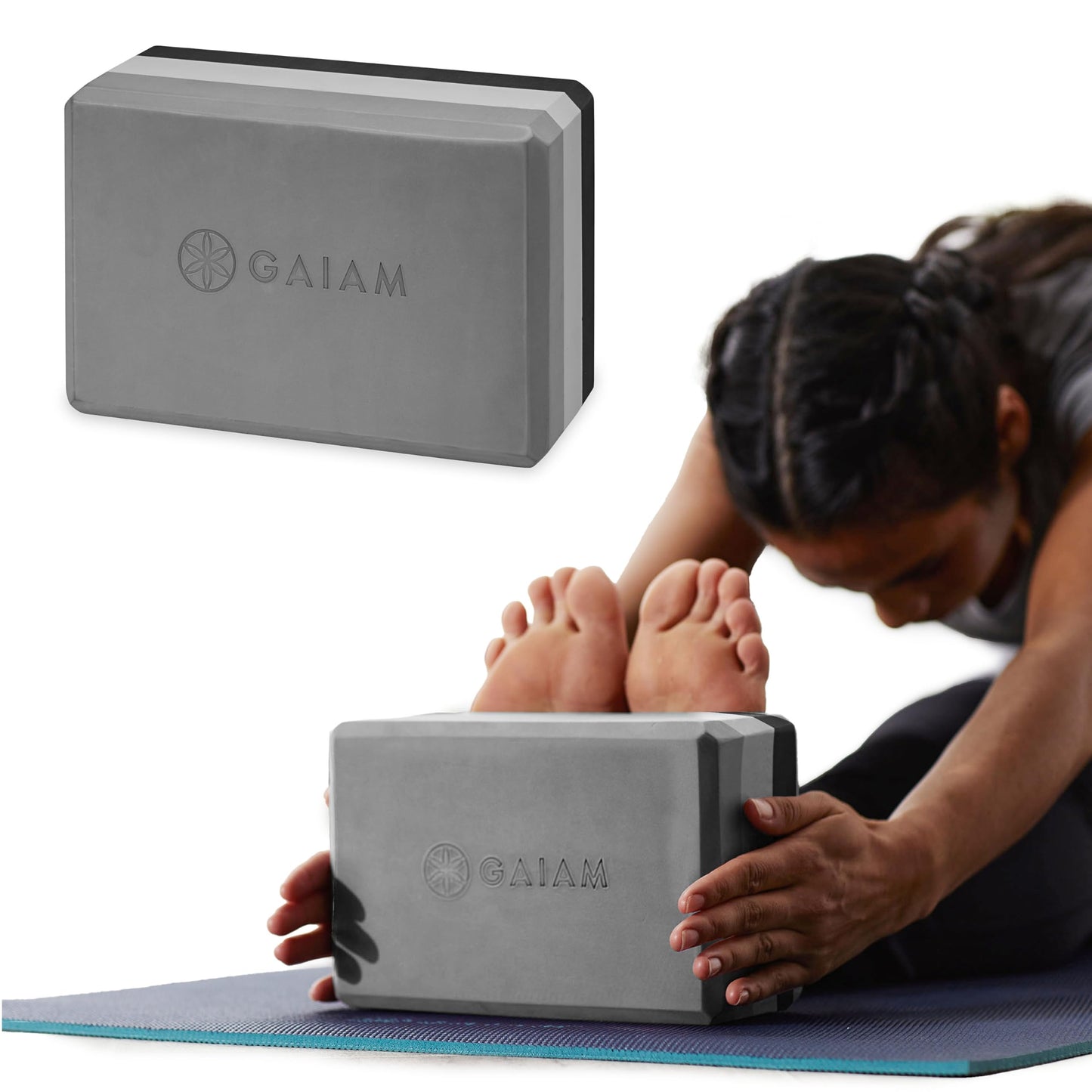 Gaiam Yoga Block – Foam Support for Yoga & Pilates
