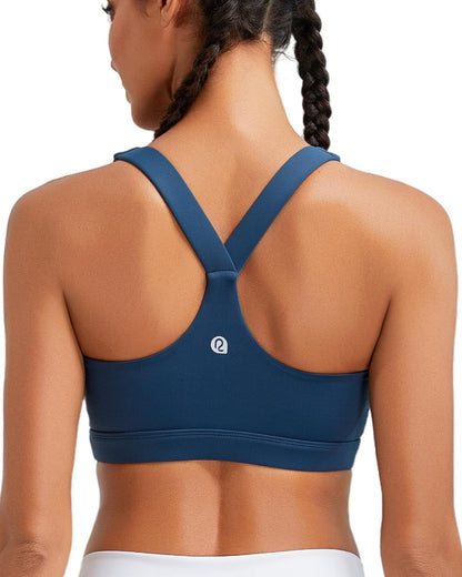 RUNNING GIRL High-Support Racerback Sports Bra