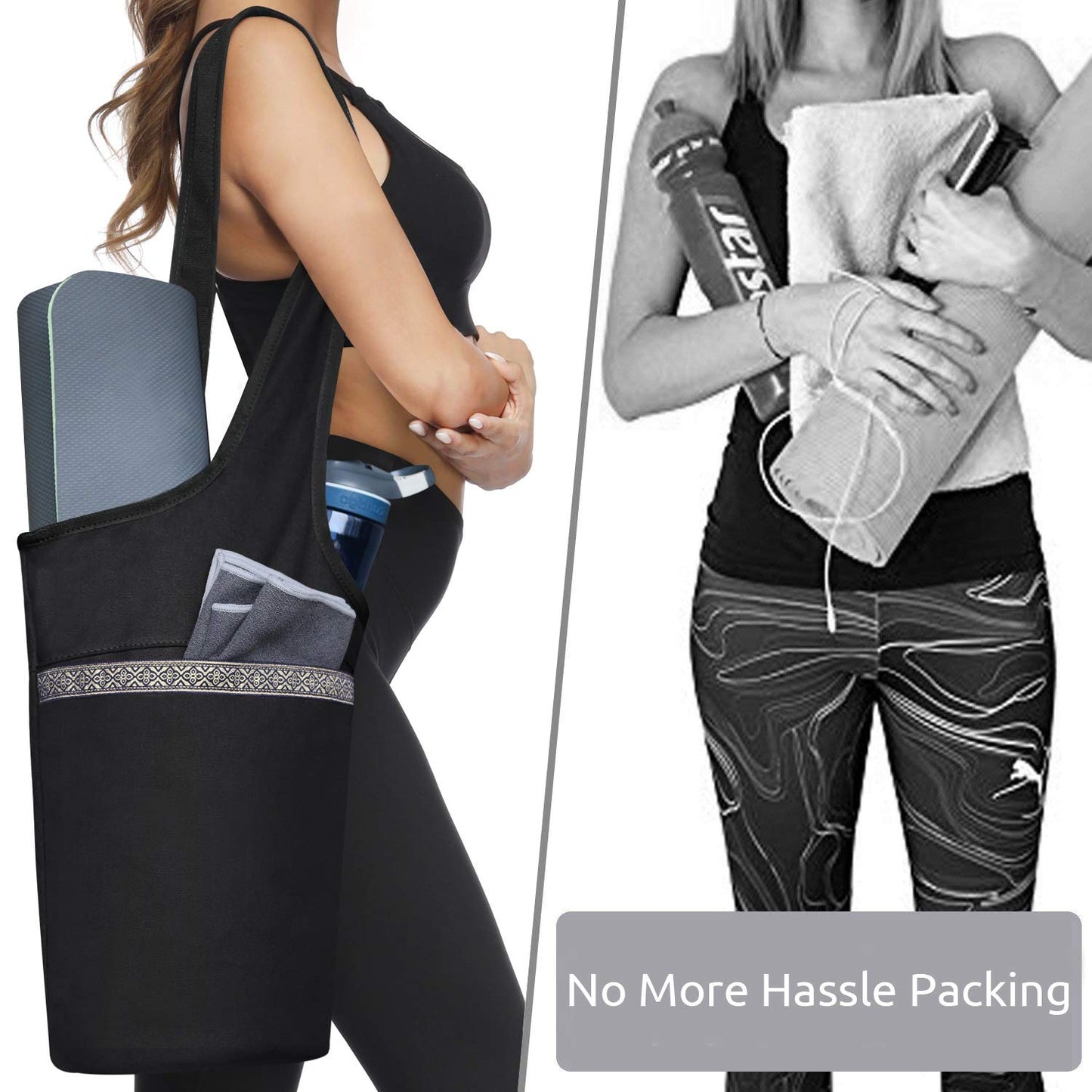 Ewedoos Yoga Mat Bag with Pocket