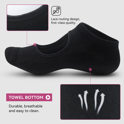 Non-Slip Yoga Socks with Grips for Women