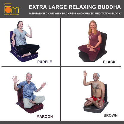 Extra Large Meditation Chair, Maroon (4-Pack)