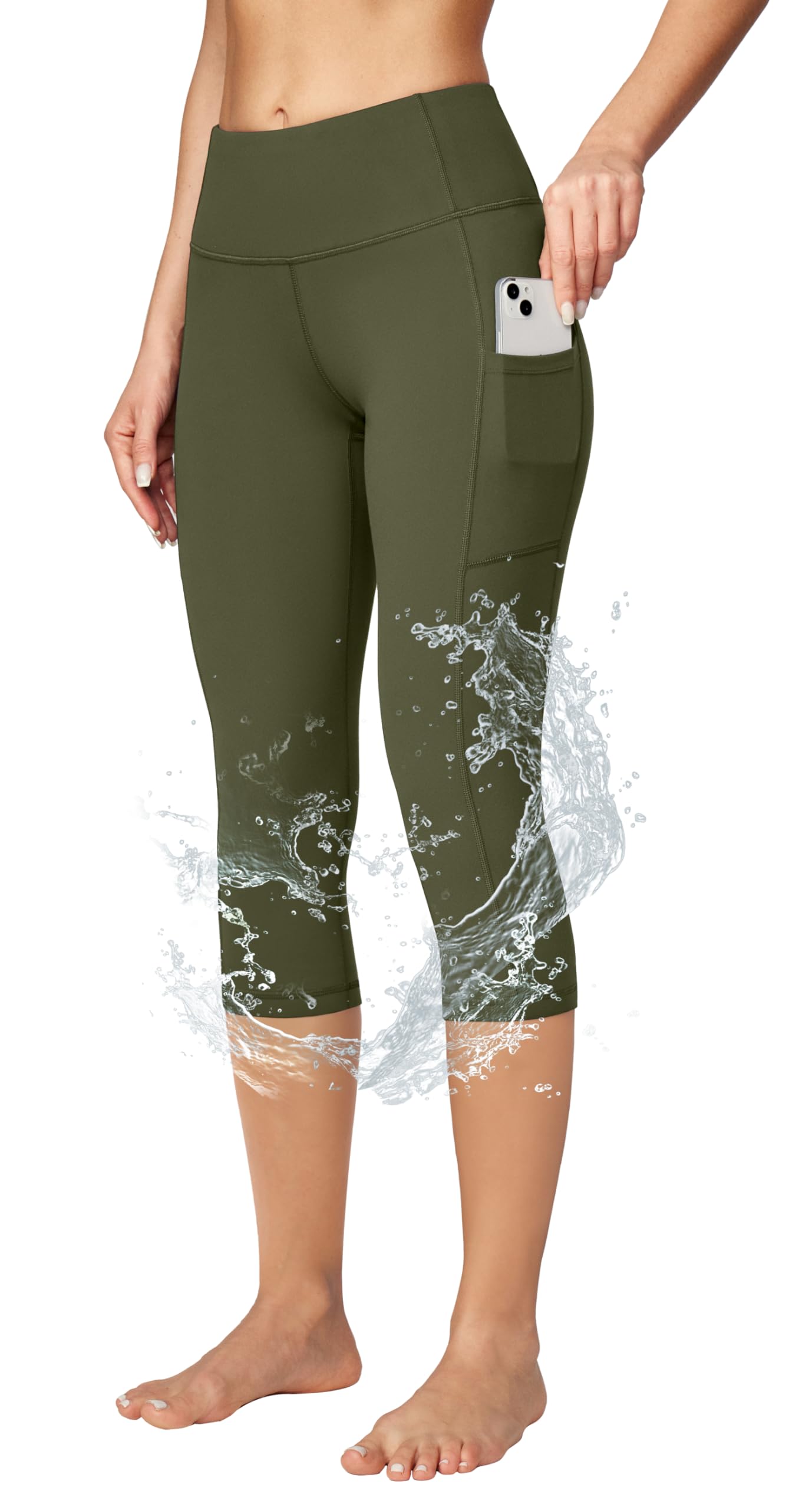 Ewedoos Women’s Capri Yoga Leggings with Pockets