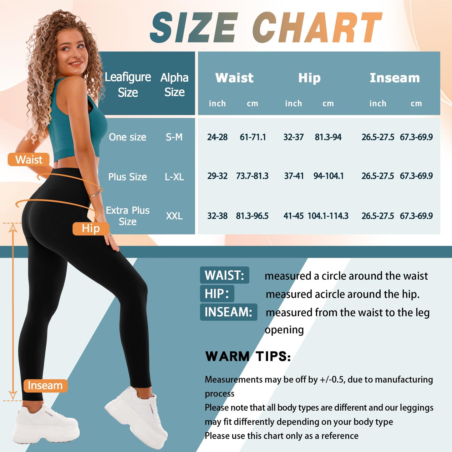 SINOPHANT High Waisted Leggings with Pockets