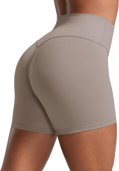 CRZ YOGA Women’s Scrunch Butt Biker Shorts